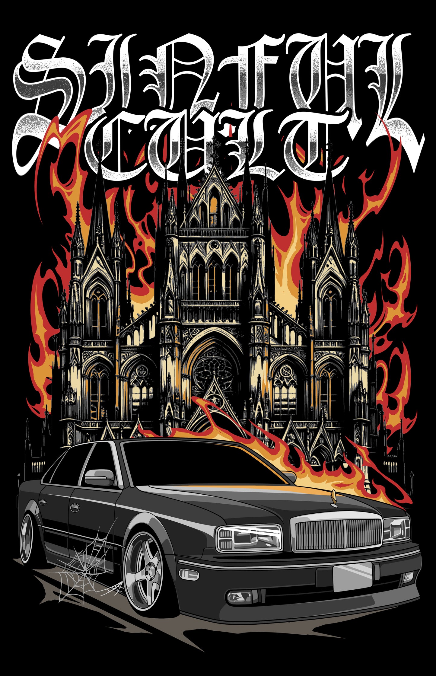 Burning Cathedral Hoodie