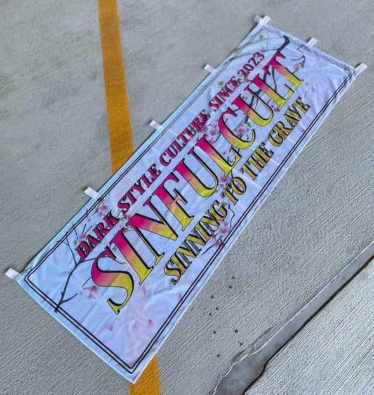 Cherry Blossom Nobori Flag