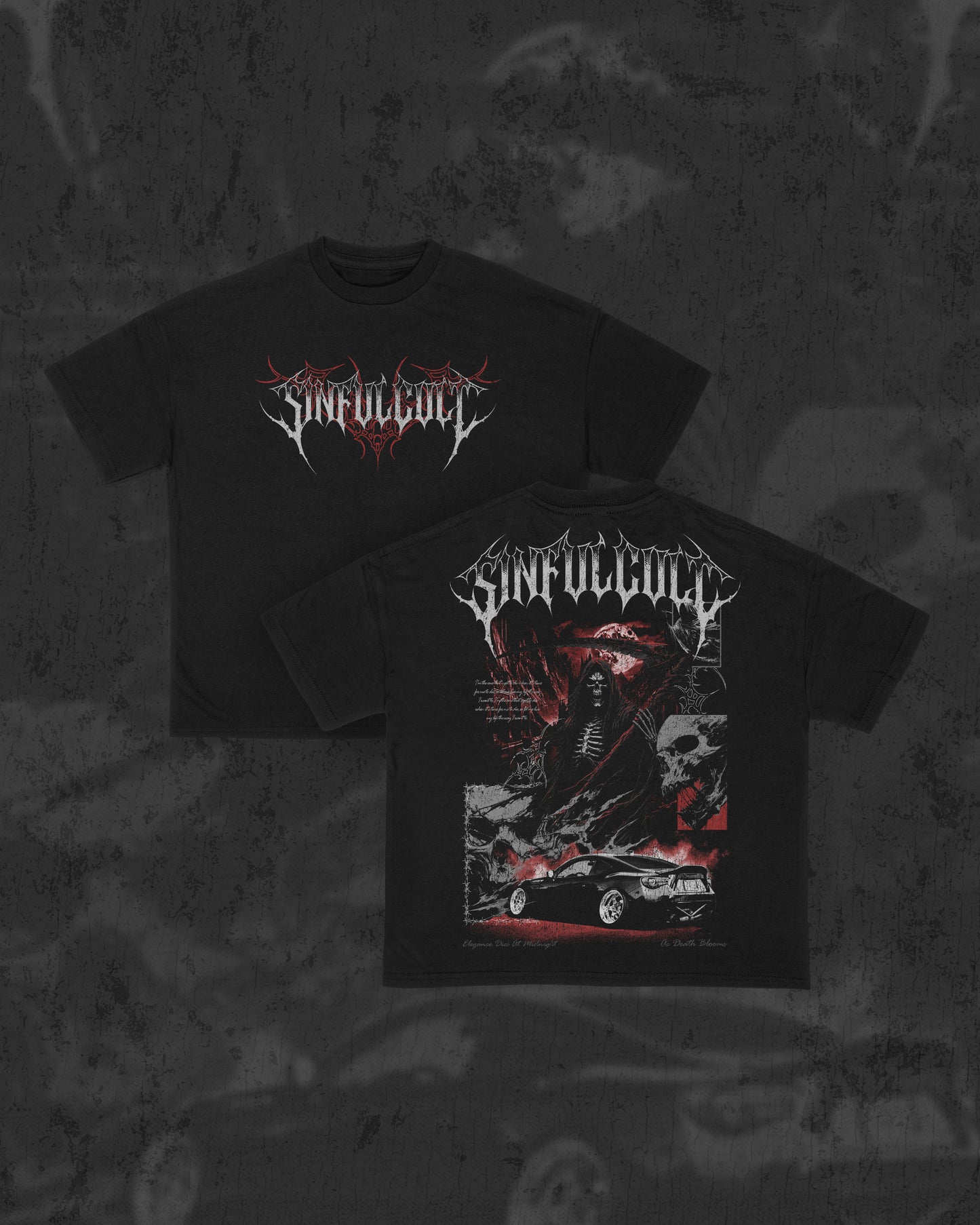 Death Blooms BRZ Oversized Tee