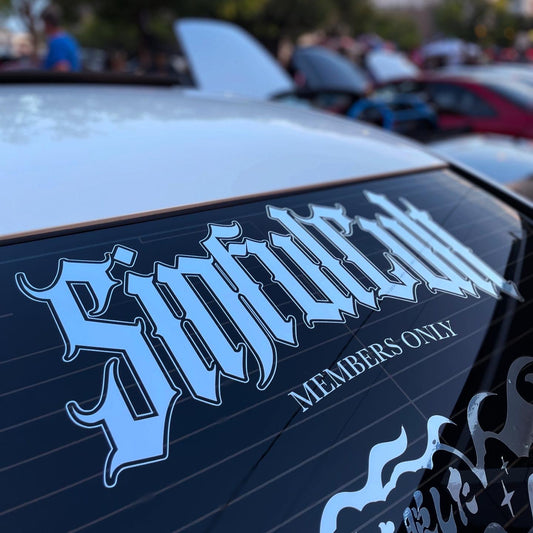 Goth Members Only Banner