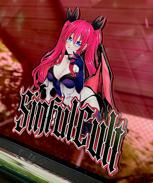 Gothic Waifu Sticker