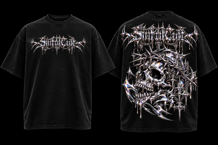 Chrome Til Death Oversized Tee