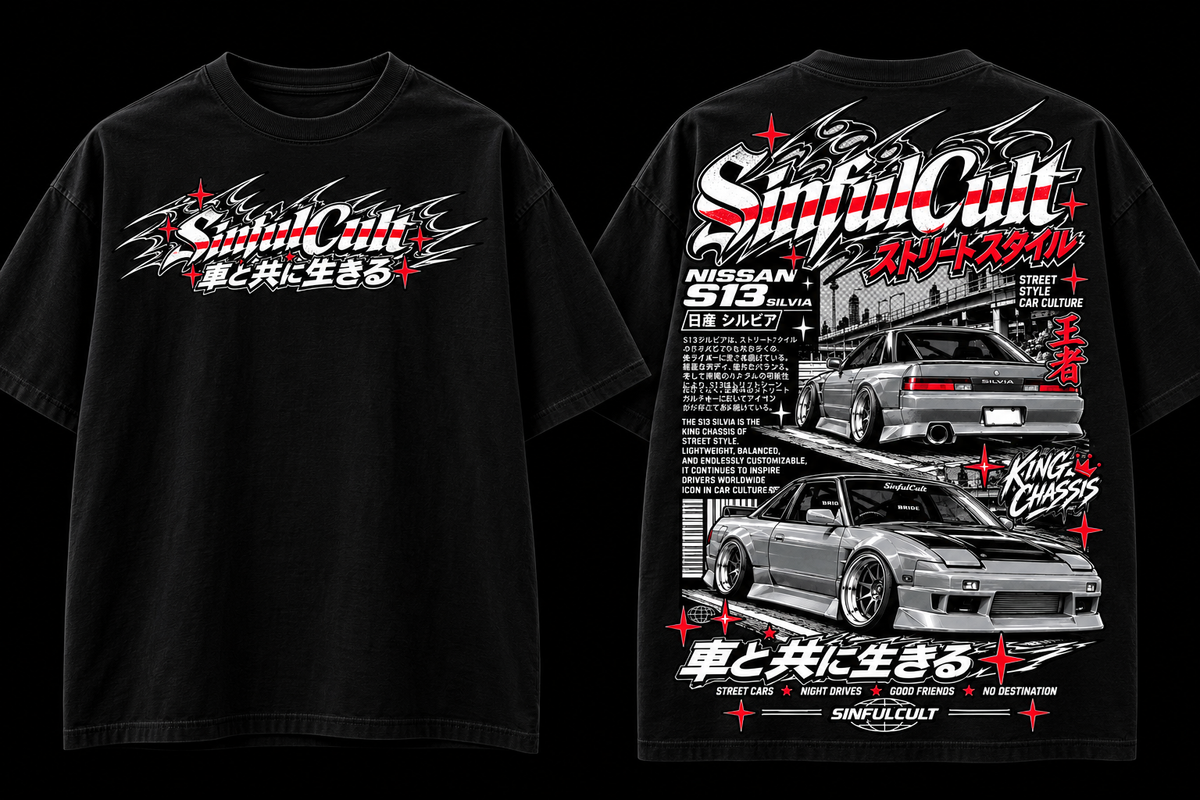 King Chassis S13 Tee