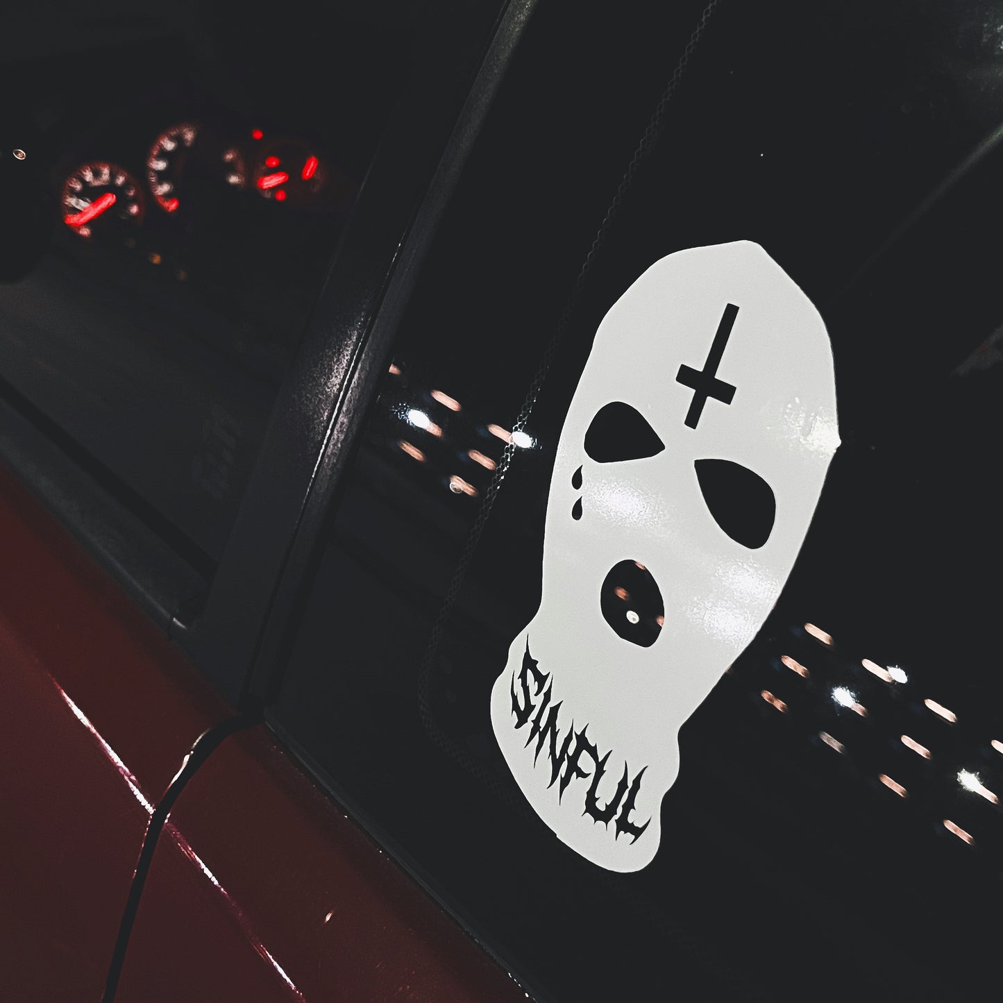 Ski Mask Decal