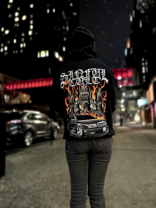 Burning Cathedral Hoodie