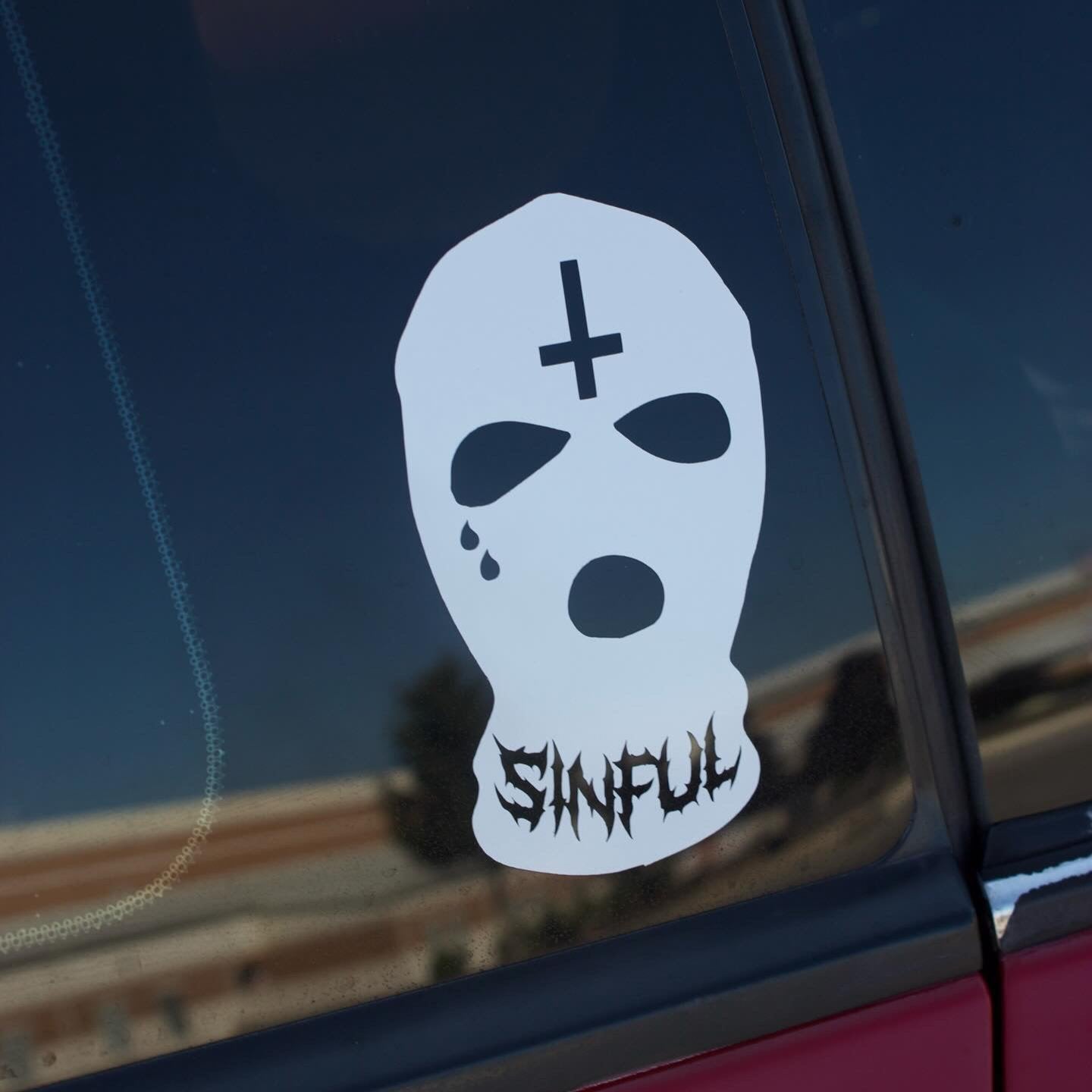 Ski Mask Decal