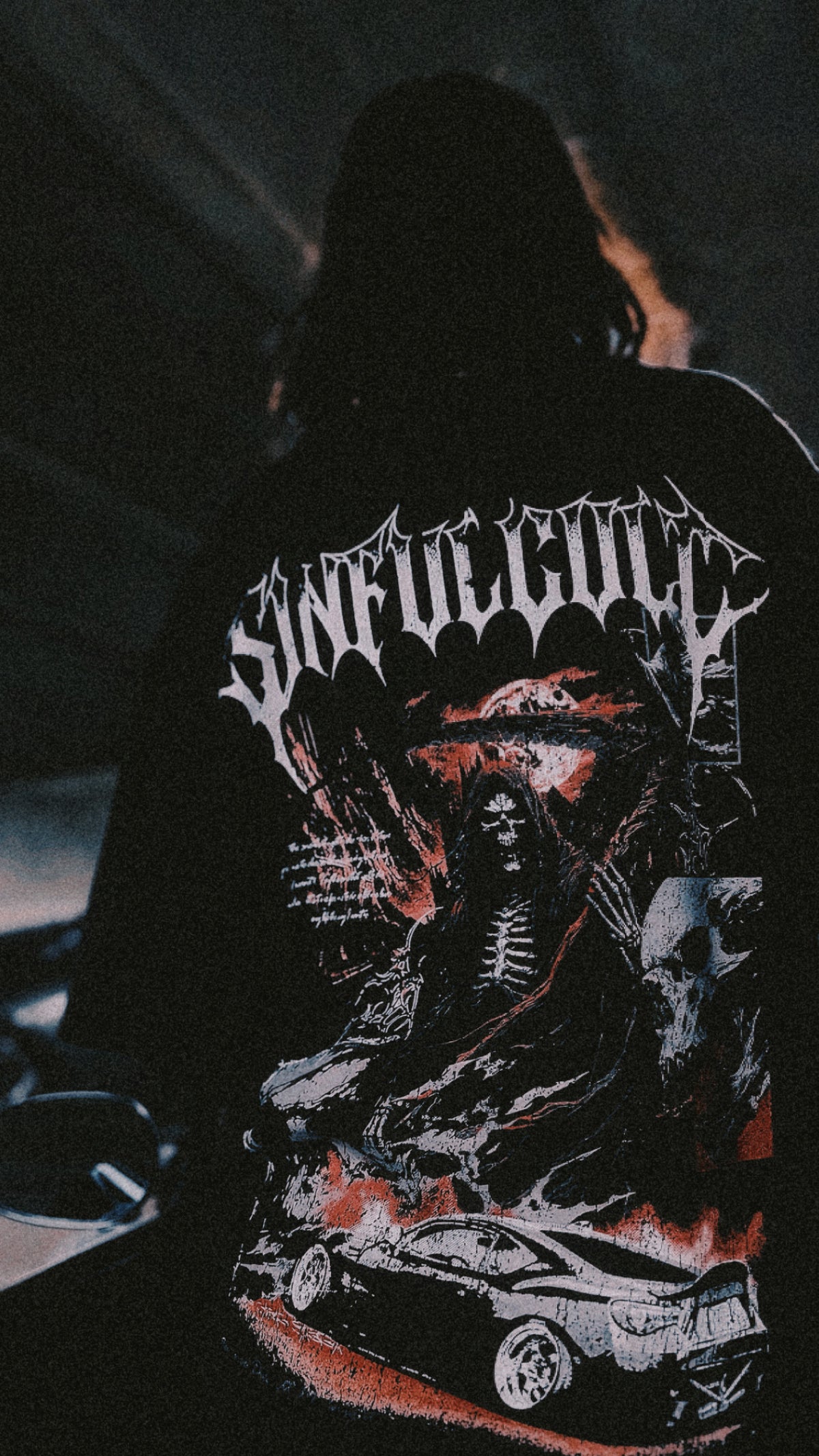 Death Blooms BRZ Oversized Tee